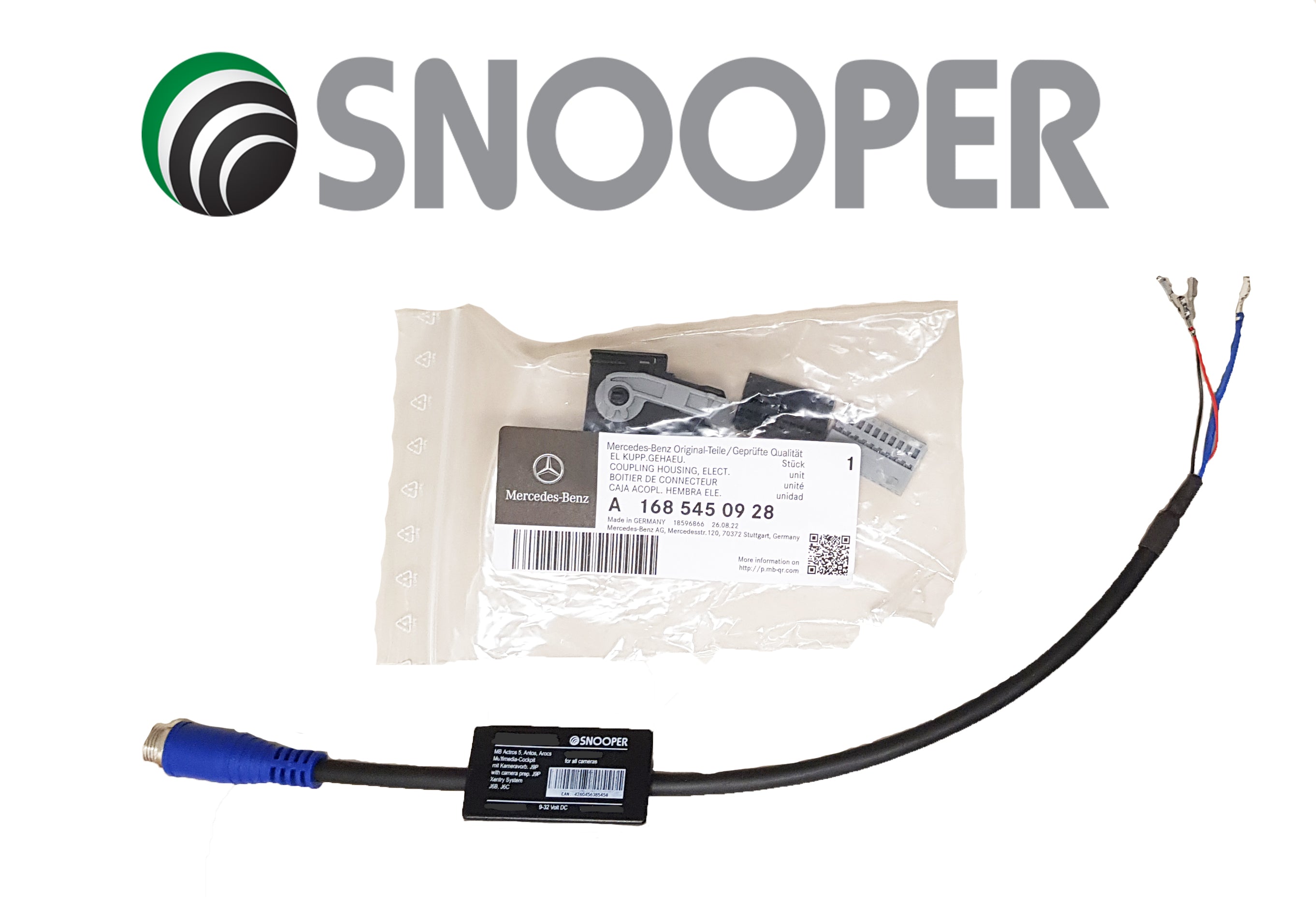 Adapter Snooperkamera 4Pin MB Multimedia Cockpits J6B und J6C mit Kam.vorb. J9P Art-Nr.: AD-IPI-022