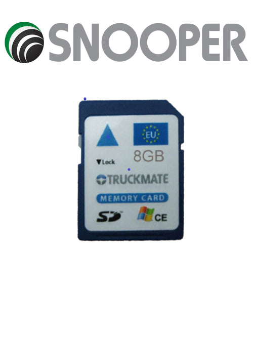 Kartenaktualisierung Snooper auf SD-Karte für Truckmate S8000 und DB8500 Art-Nr.: SDTR8