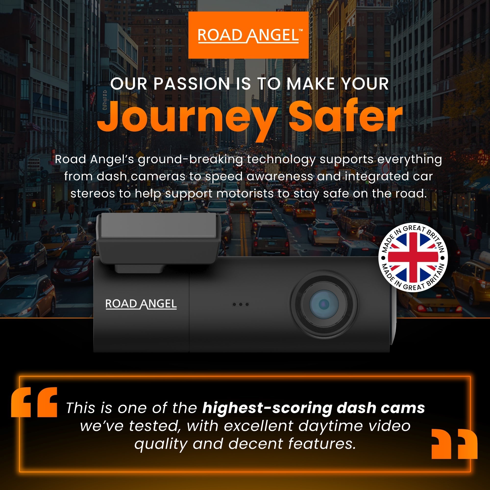 Halo Spark Full HD 1080p Single-Dashcam mit Parkmodus & Wintermodus (USB-C)