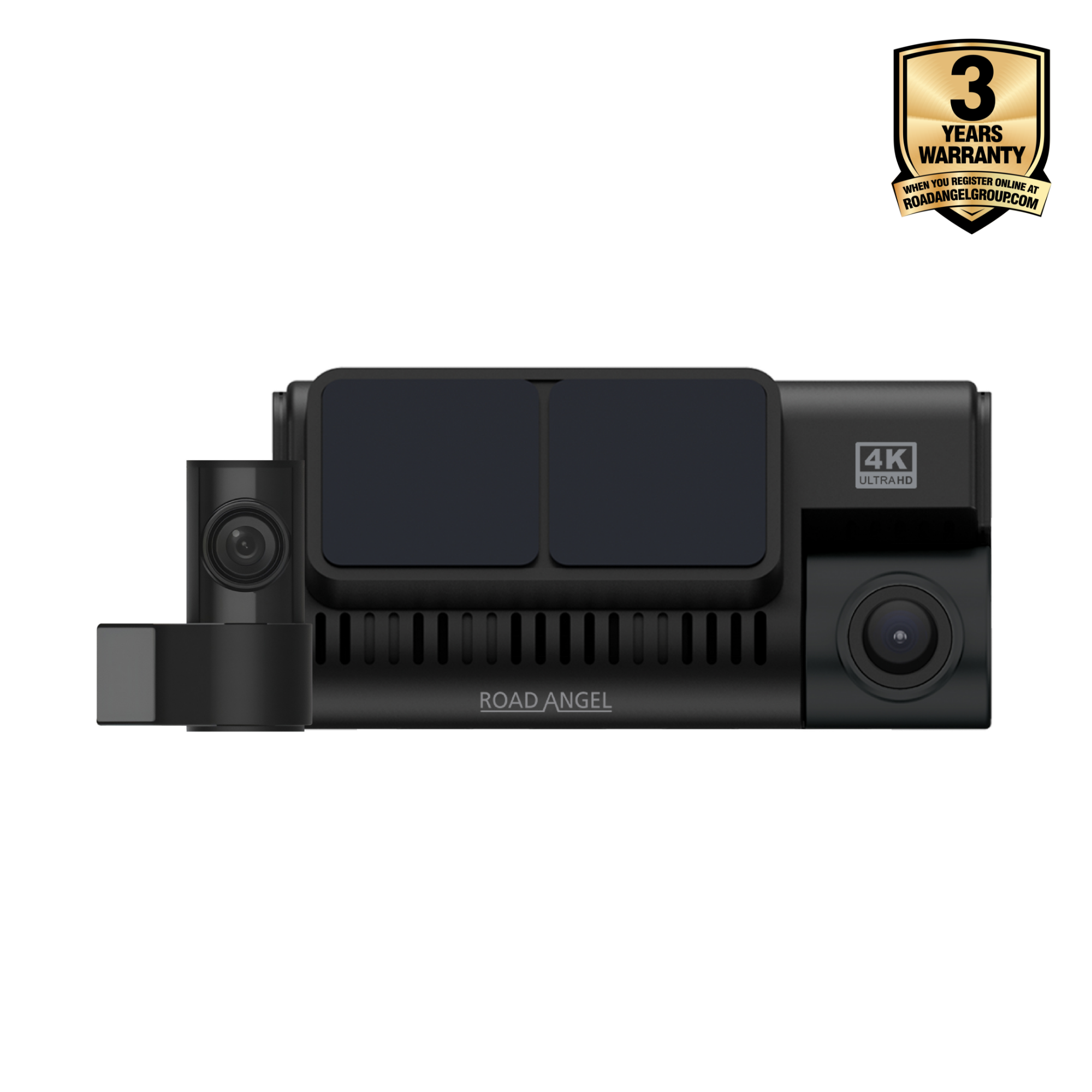 Road Angel Halo Ultima 4K Dual-Dashcam mit Parkmodus & Schnellwechselhalterung