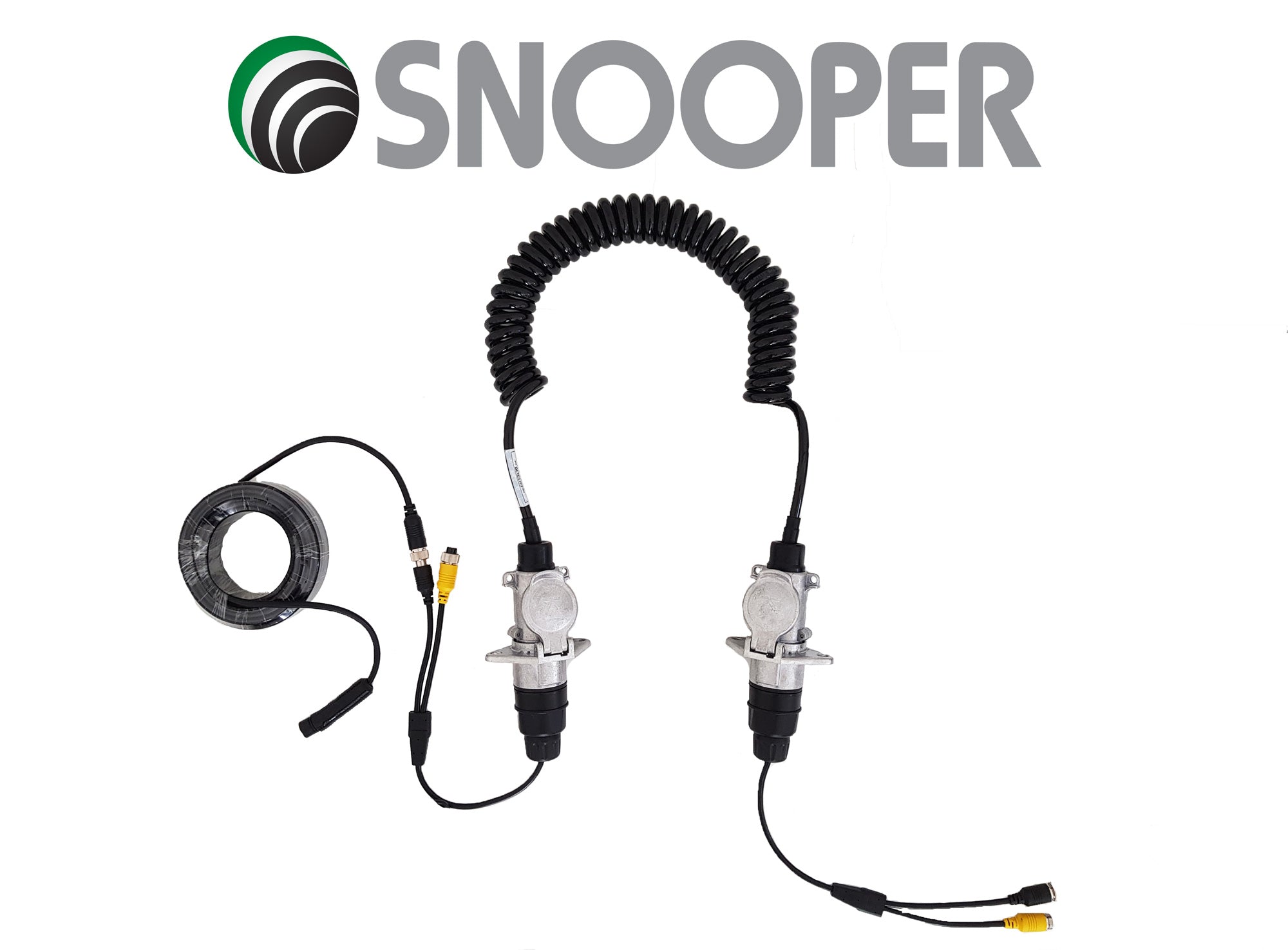 Snooper LKW Trailer Kabel 4 Pin für zwei Rückfahrkameras inkl. 20 Meter Kabel / Artikel-Nr.: RK-TK2