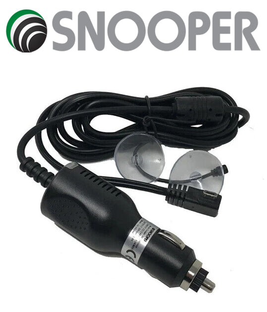 KFZ-Ladegerät für Snooper S6900 für 12/24V Fahrzeuge mit TMC Antenne Art-Nr.: S69KL