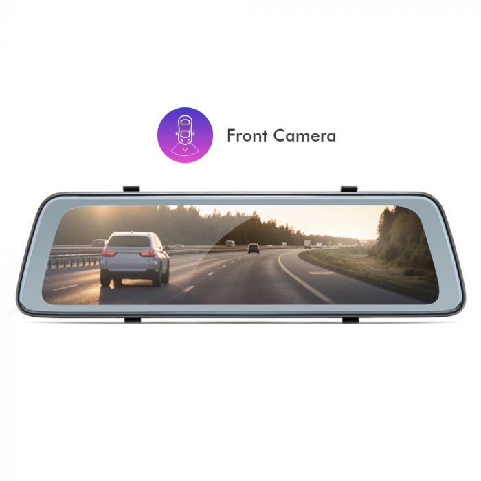 Road Angel Halo Vision 2 1440p Spiegel-Dashcam mit 10-Zoll-LCD-Touchscreen & Dual-Parkmodus