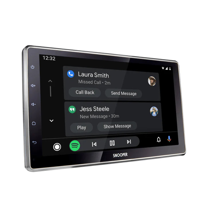 Snooper SMH-550DAB Multimedia-Player mit schwebendem 10,1-Zoll-Bildschirm und erweiterter Smartphone-Steuerung Art-Nr.: SMH-550DAB