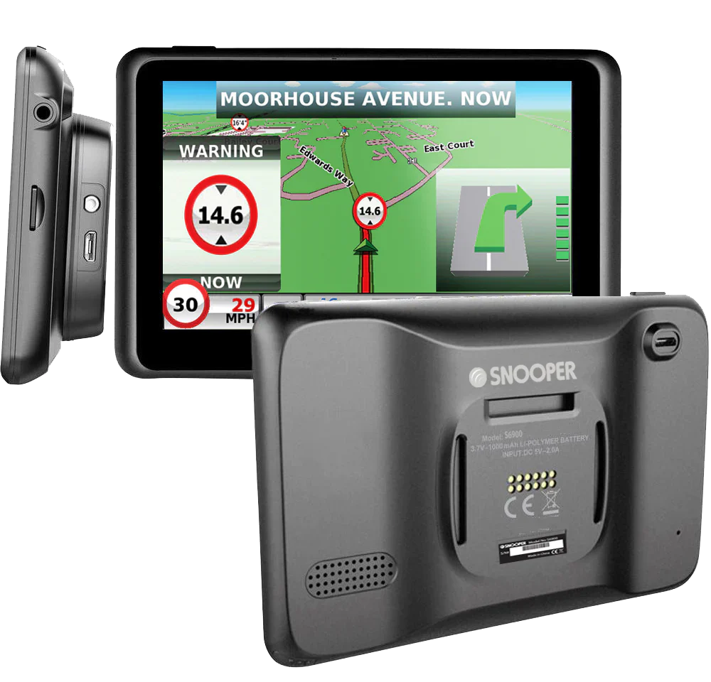 Snooper TRUCKMATE S6900 PRO LKW 7 Zoll Navigationssystem + Snooper RKF-700 feststehend-Rückfahrkamera analog, 700TVL, 125°, 10-32V Art-Nr.: BU-MK12