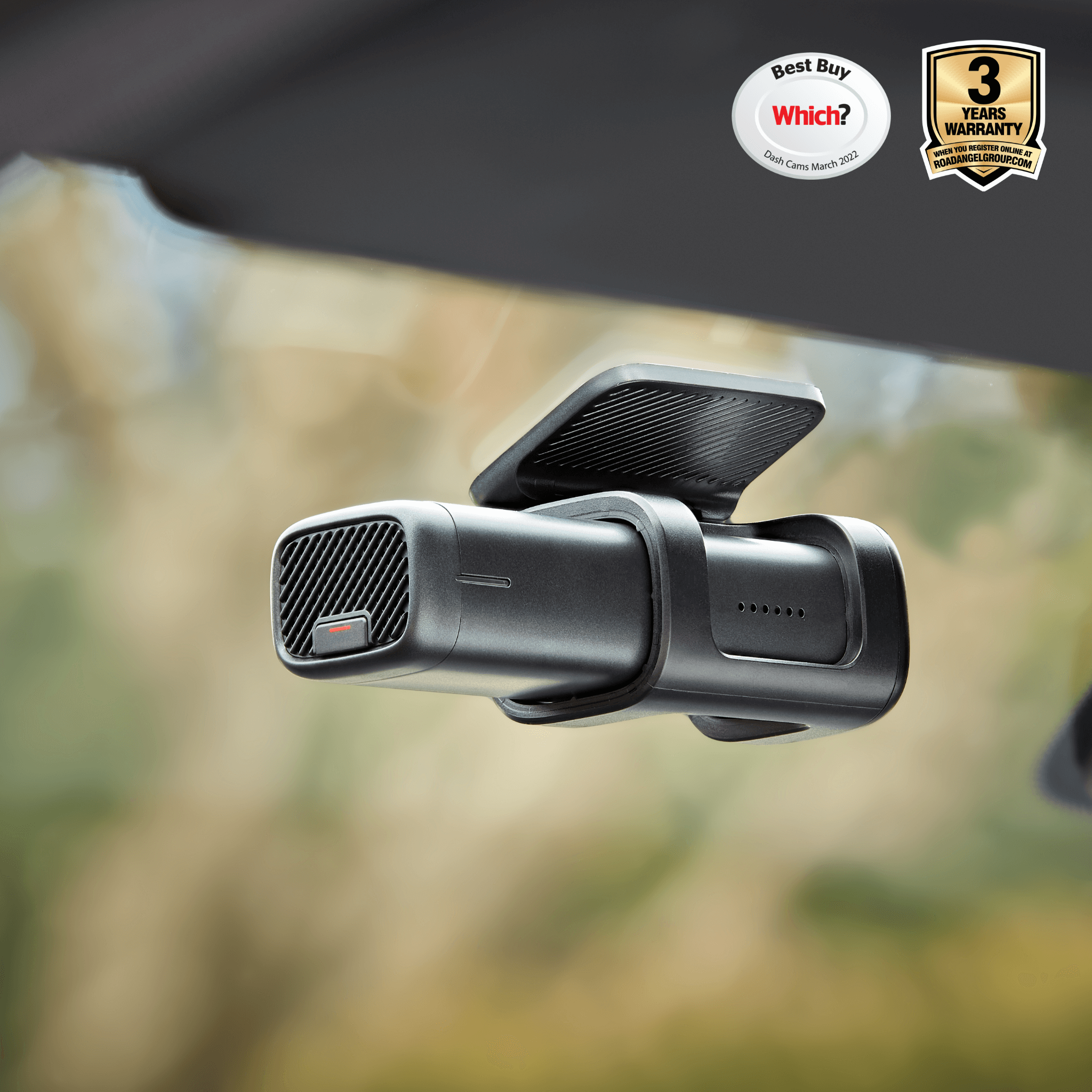 Road Angel Halo Ultra 4K Dashcam mit Parkmodus & internem 64-GB-SSD-Speicher