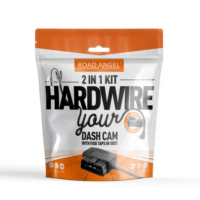 Road Angel Halo Dash Cam 12-24V Festverdrahtungssatz – USB Typ C, OBD 2 Artikel Nr.: HWK5VC-OBD