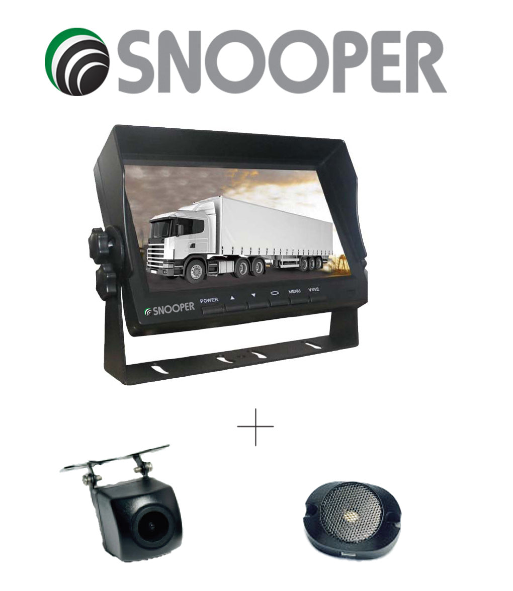 Snooper 7 ZOLL Monitor V2 AHD LCD-Display MO-S7-1 + Snooper AI TRANSPORTER Würfel RÜCKFAHRKAMERA RK-AI-W1  AHD System Art-Nr.: BU-MK5