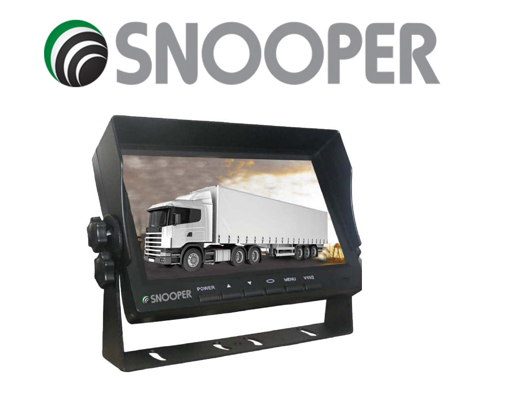 Snooper 7 Zoll AHD Monitor V2, PAL/NTSC unterstützt 1080P / 960P/ 720P