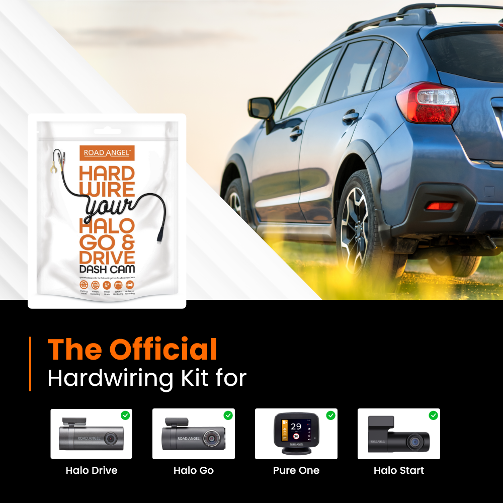 HWK5V – Road Angel Halo Dashcam-Festverdrahtungssatz für Halo Go