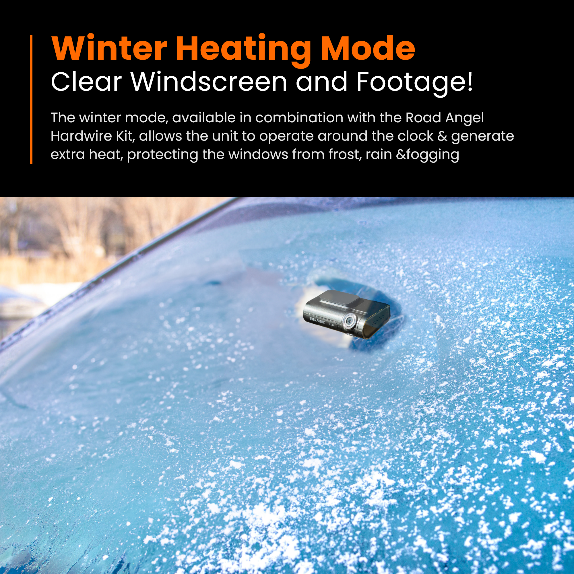 Road Angel Halo Dashcam-Festverdrahtungssatz mit Micro-USB für Halo Pro 2018–2020 (nicht Typ C)