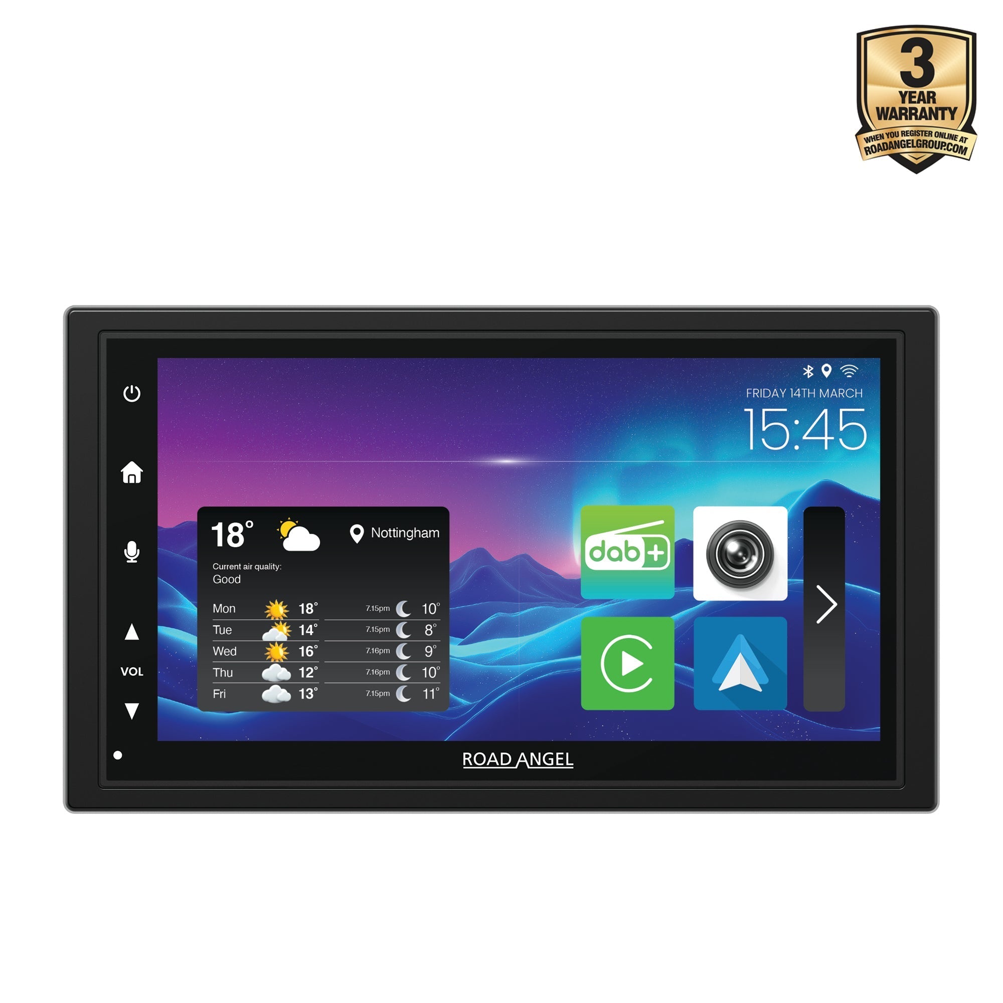 RA-X722DAB | Autoradio mit 6,75"-Touchscreen, DAB+, Bluetooth, kabellosem Android Auto & Apple CarPlay