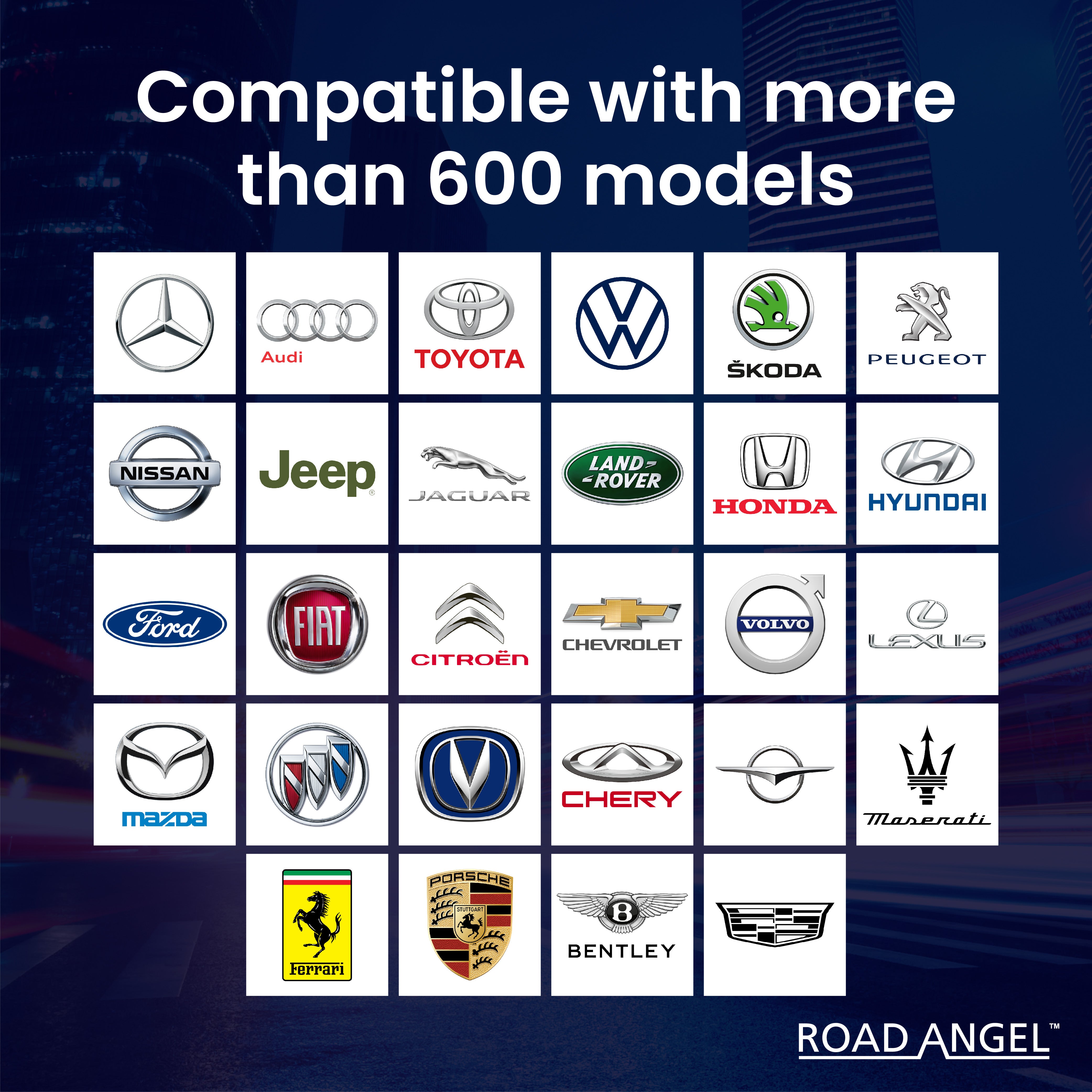 Road Angel RACP2 kabelloser Apple-CarPlay-Adapter