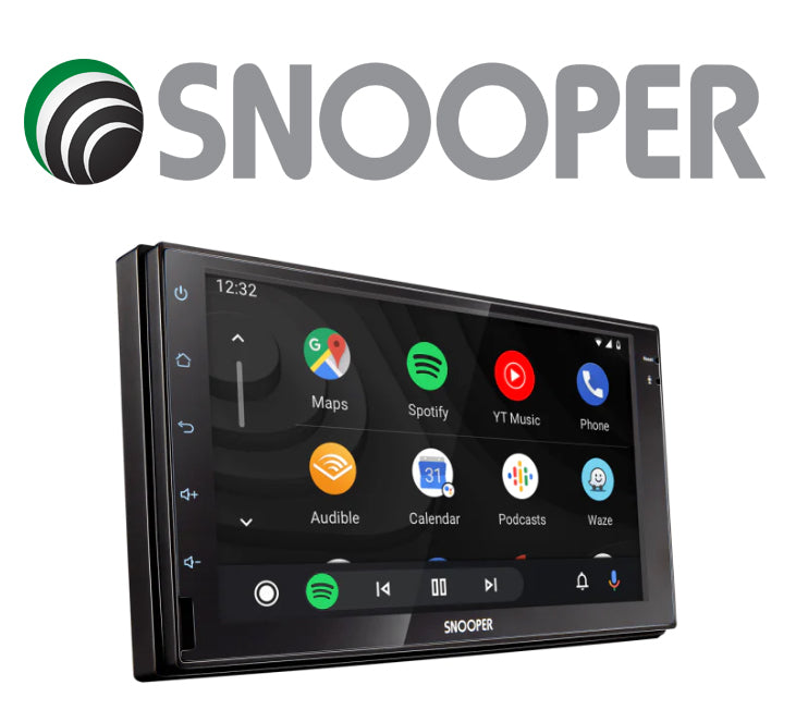 Snooper SMH-520DAB 7" Mechless Multimedia Receiver mit erweiterter Smartphone-Steuerung