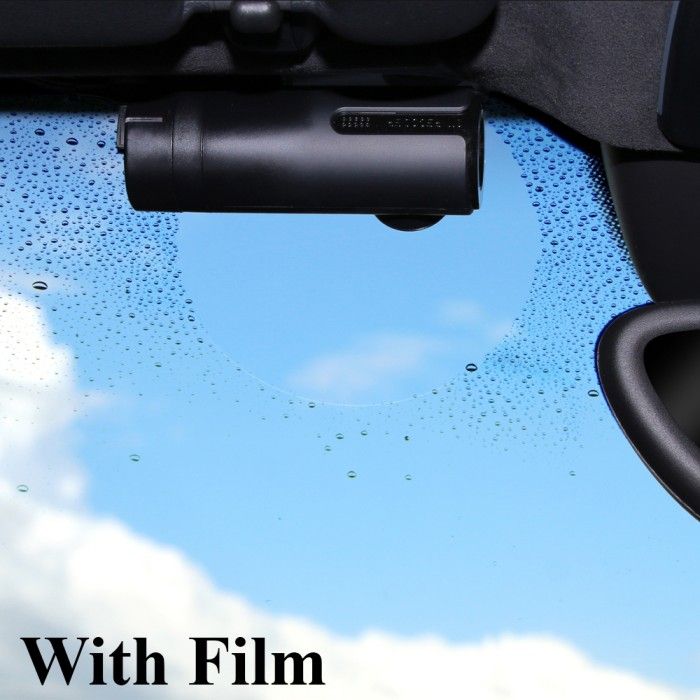 Road Angel wetterfeste Clear-View-Folie für Dashcams – 2er-Pack