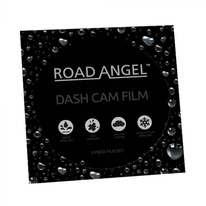 Road Angel wetterfeste Clear-View-Folie für Dashcams – 2er-Pack