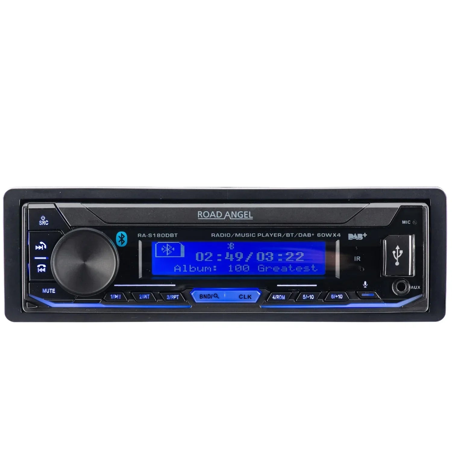 Road Angel RA-S180DBT mechloser digitaler Mediaplayer mit Bluetooth & DAB