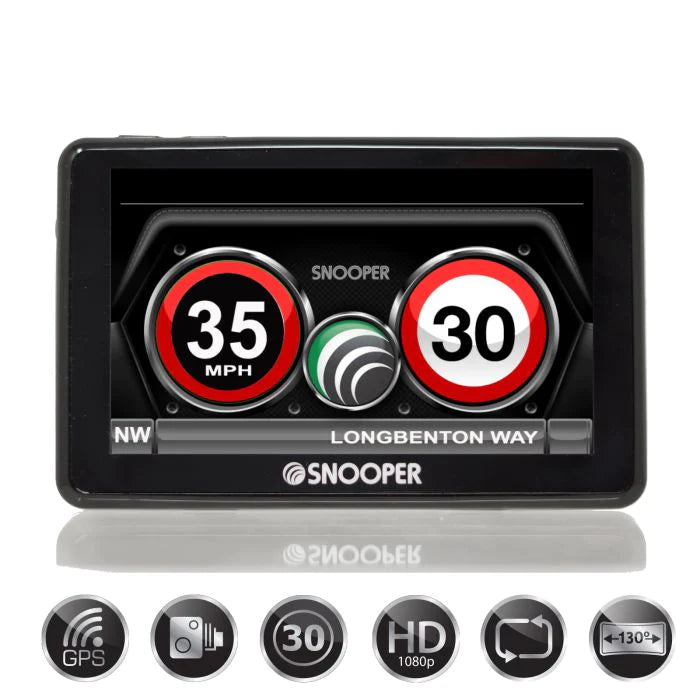 My Speed DVR G3. Geschwindigkeitsbegrenzungen, Radarkameras und GPS, HD-Dashcam